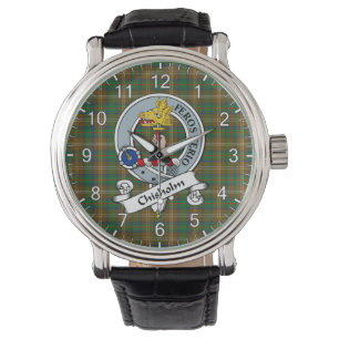 Montre Clan sans temps classique Chisholm Insigne de chas