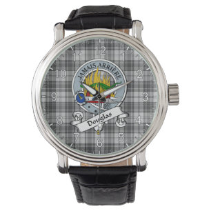 Montre Clan sans temps classique Douglas Grey Insigne mod