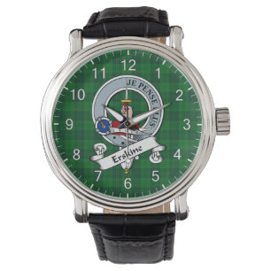 Montre Clan sans temps classique Erskine Chasse Badge Tar