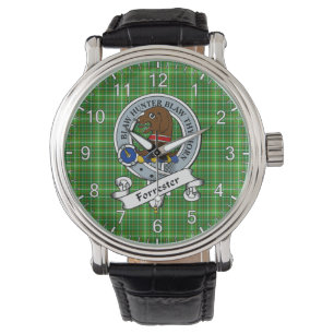 Montre Clan sans temps classique Forrester Chasse Badge T