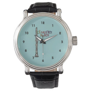 Montre "Clarinet RULES" de Leslie Harlow