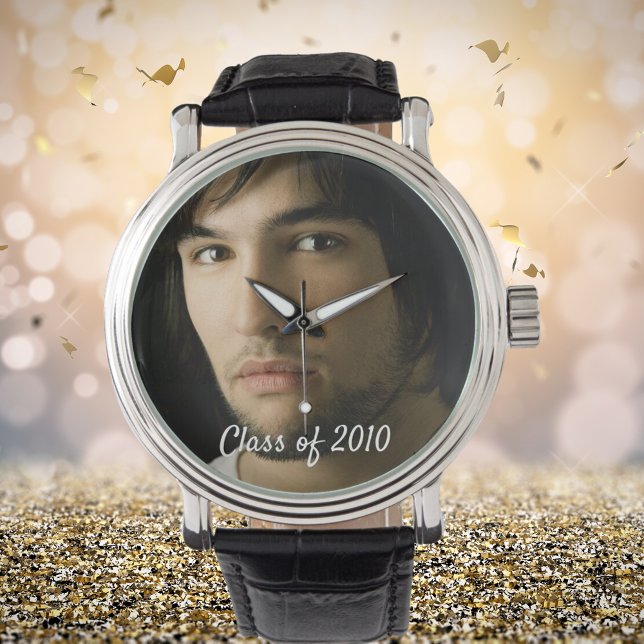 Montre Classe photo de retrouvailles du lycée 2010 homme  (Créateur téléchargé)