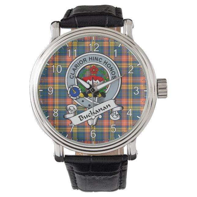 Montre Classic Timeless Clan Buchanan Ancient Badge Tarta (devant)