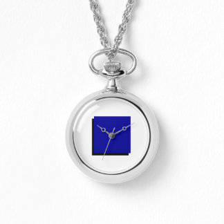 Montre classique Bauhaus Art Blue Carré