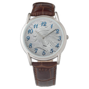 Montre Classique Homme Style Dial Argenté