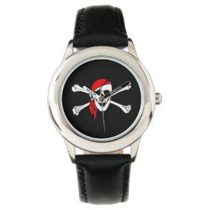 Montre classique pour enfants/crâne pirate