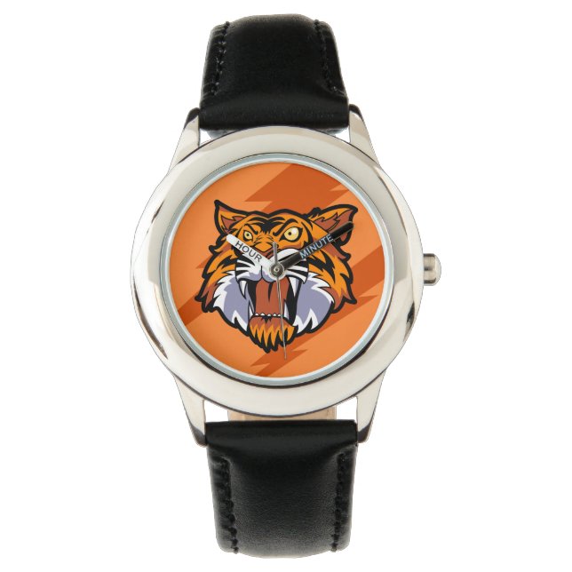 Montre Classique tigre pour enfants (devant)