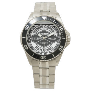 Montre classique vintage de chemin de fer central