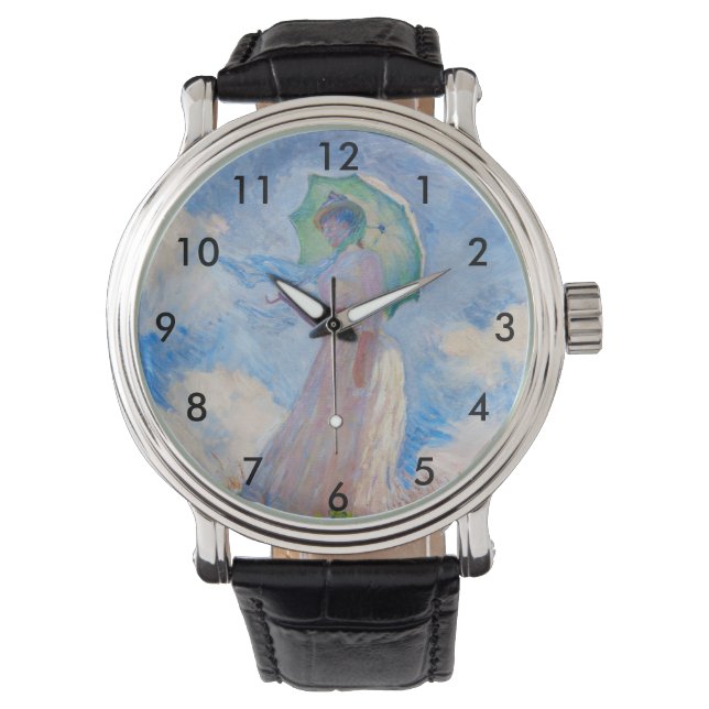 Montre Claude Monet - Femme avec Parasol face à gauche (devant)