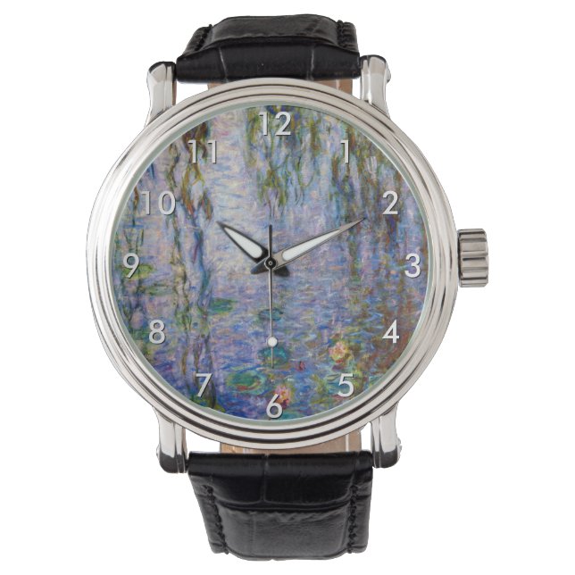 Montre Claude Monet - Lys d'eau (devant)