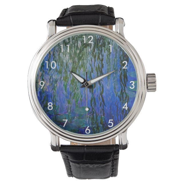 Montre Claude Monet - Lys d'eau avec saule plumant (devant)