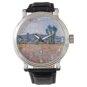 Montre Claude Monet - Poppy Field 1890 (Giverny)