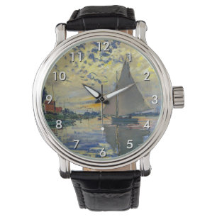 Montre Claude Monet - Voilier au Petit-Gennevilliers