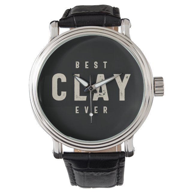 Montre Clay Nom personnalisé (devant)