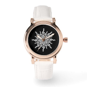 Montre Clé en acier noir