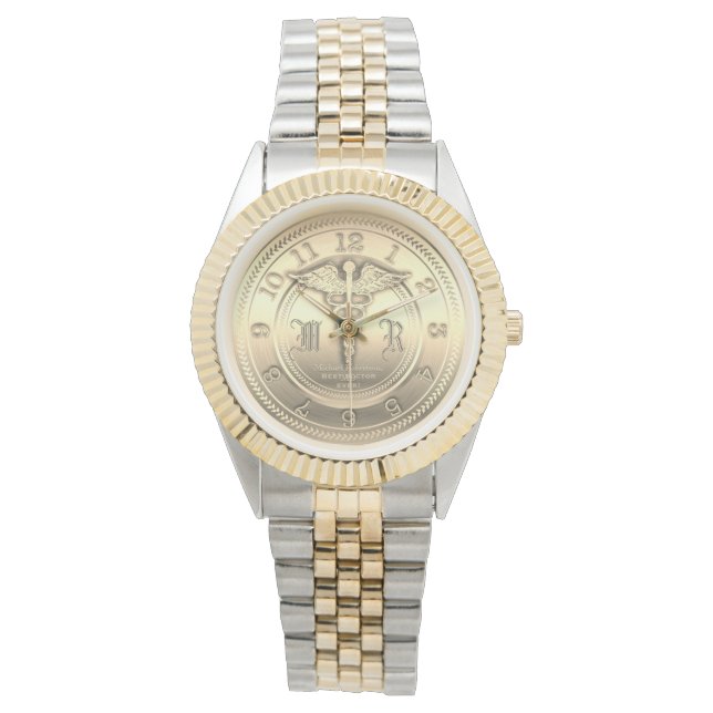 Montre Clinique Médicale Monogram Gold Doctor (devant)