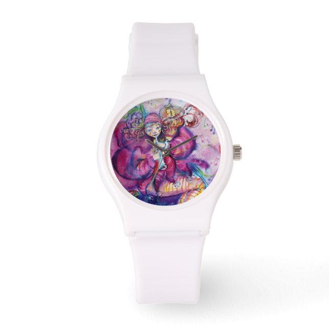 MONTRE CLOWN ROSE MUSICAL (Recto)