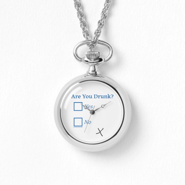 Montre Cochez les cases SlipperyJoe's Are You Drunk marte (Recto)