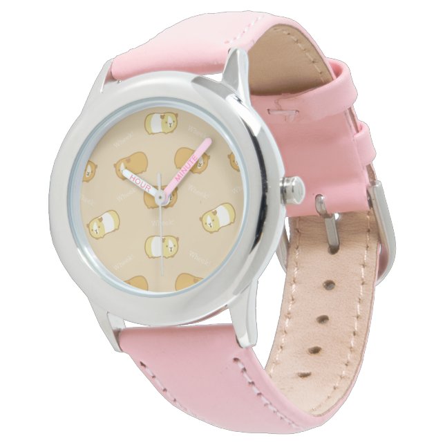 Montre Cochon de Guinée mignon (Incliné)