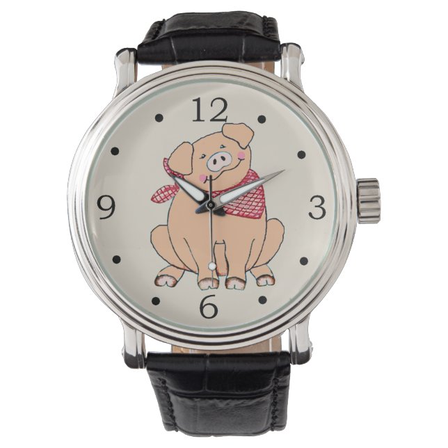 Montre Cochon du pays (devant)