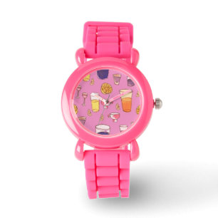 Montre Cocktail rose