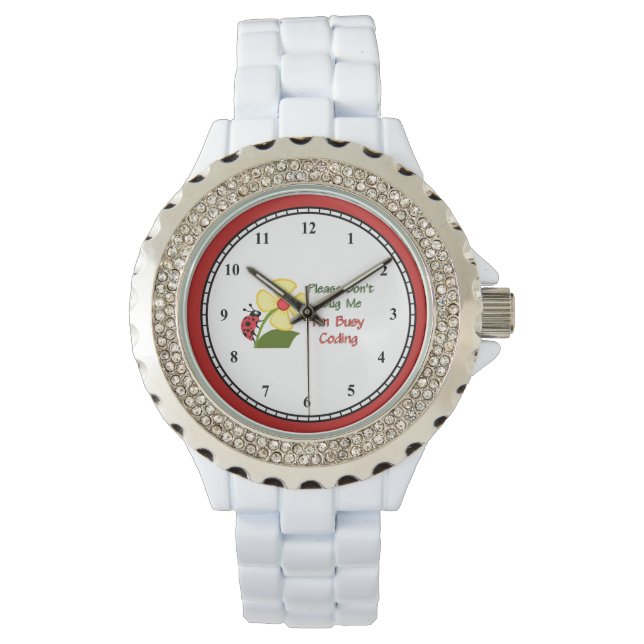 Montre Codeur Médicale Ladybug (devant)