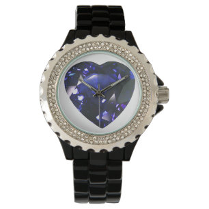 Montre Coeur bleu