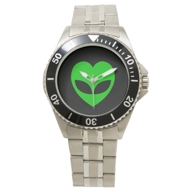 Montre Coeur d'amour Alien (devant)