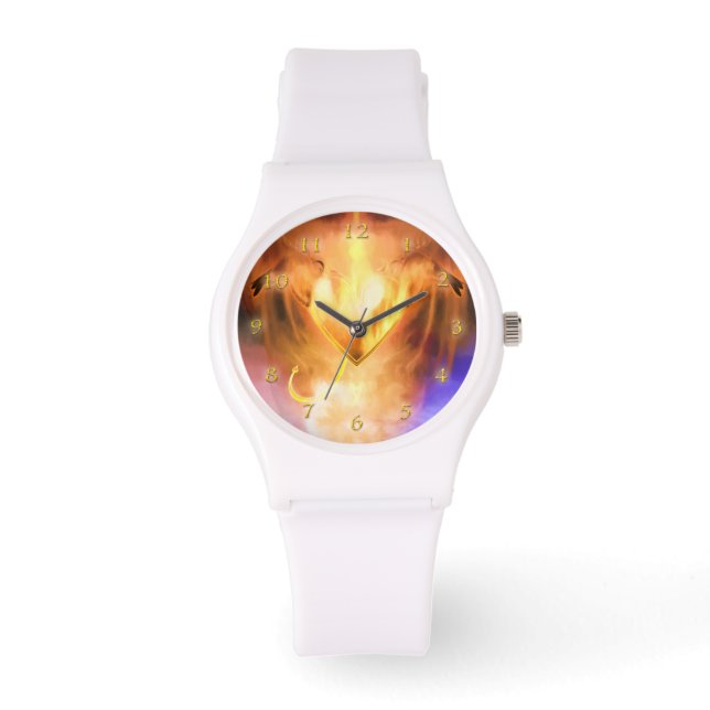 Montre Coeur d'ange "Déchaîner mon coeur" (Recto)