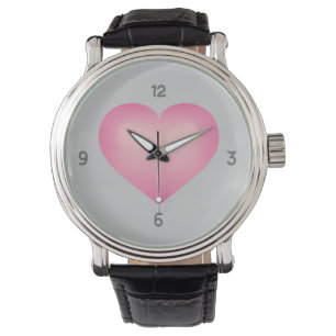 Montre Coeur rose
