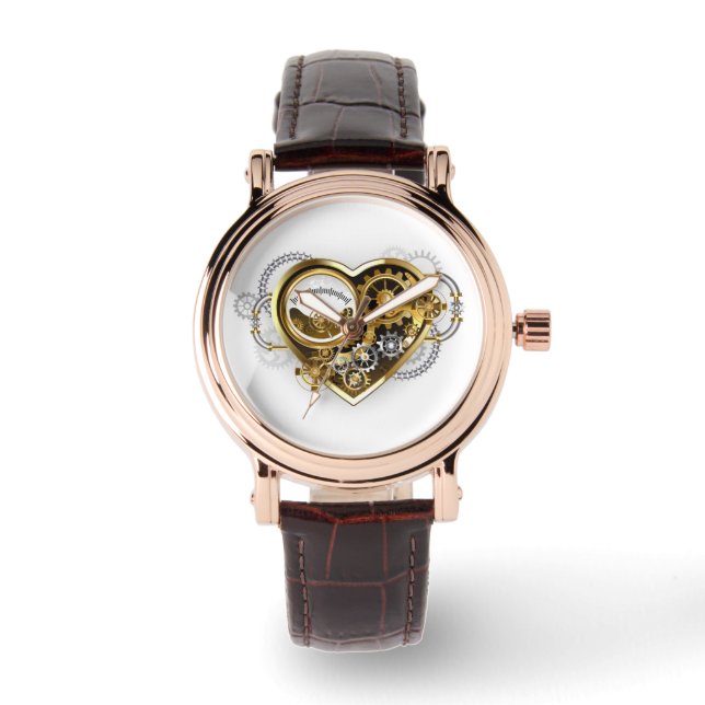 Montre Coeur vapeur avec un manomètre (Recto)