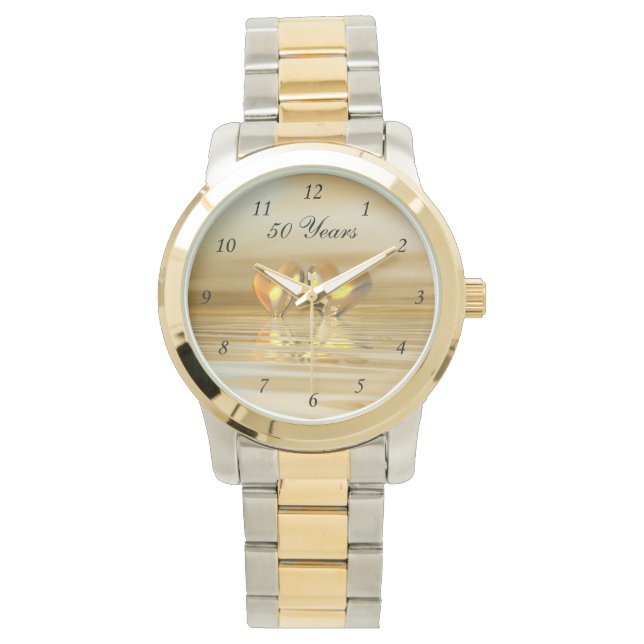 Montre Coeurs d'or (devant)