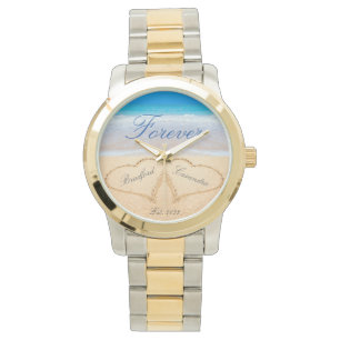 Montre Coeurs Forever personnalisés dans le mariage de pl
