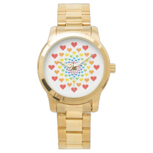 Montre Coeurs mignons 24h/24