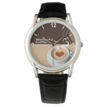 Coffee Cup Wrist Watch – Stylish Cafe Inspired Tim