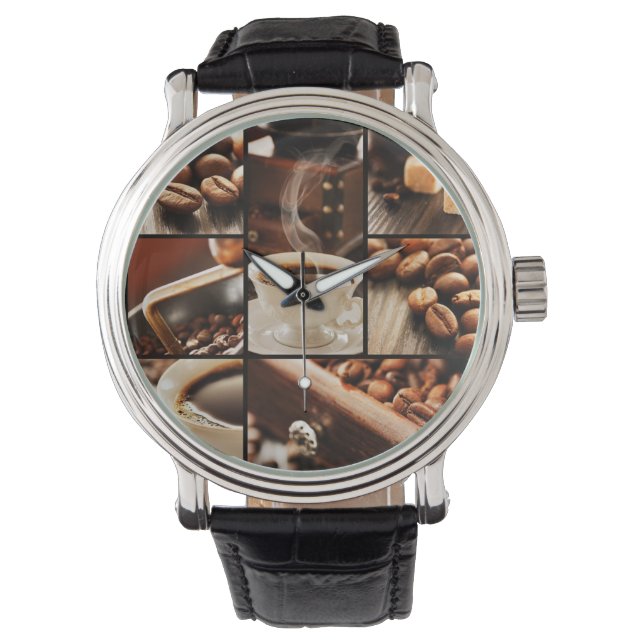 Montre Collage de café (devant)