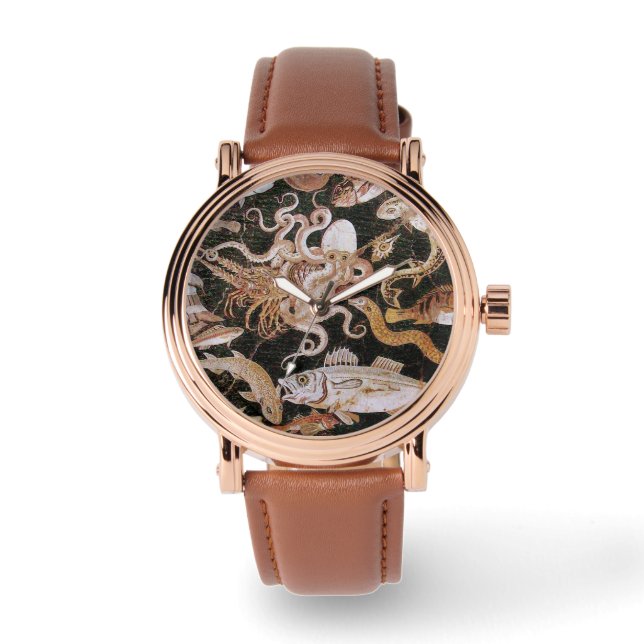MONTRE COLLECTE POMPEII / OCÉAN - SCÈNE DE VIE MARINE (Recto)