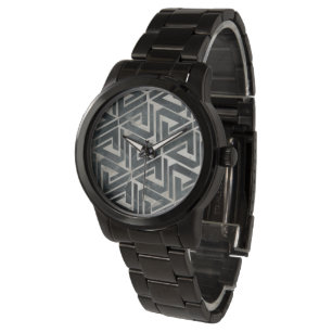 Montre Collection neutre de tuile - géométrique
