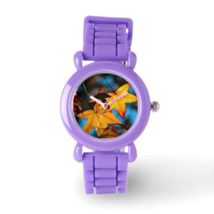 Montre colorful autumn leaves Thanksgiving