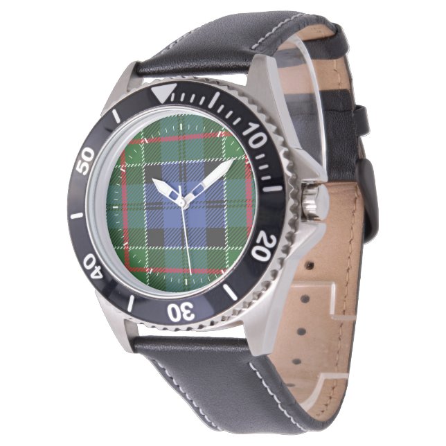 Montre Colquhoun Clan Tartan (Incliné)
