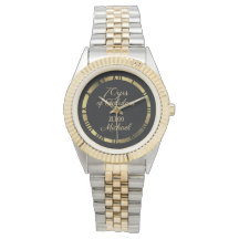 Montre commémorative personnalisée - homme femme e