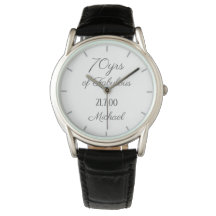Montre commémorative personnalisée - homme femme e