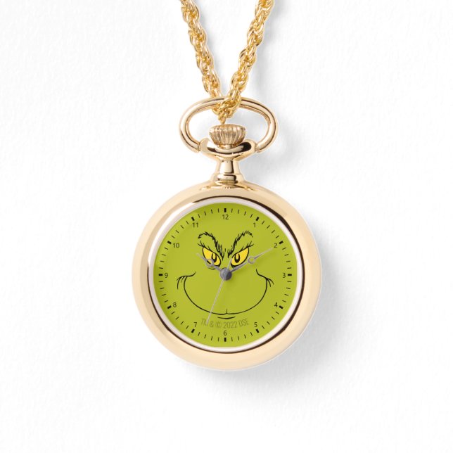 Montre Comment Grinch Stoke Christmas Face Watch (Recto)