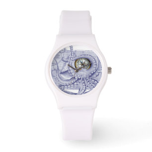 Montre Compas d'octopus pourpre