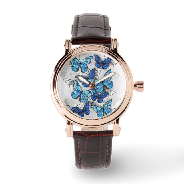 Montre Composition des White and Blue Butterflies (Recto)