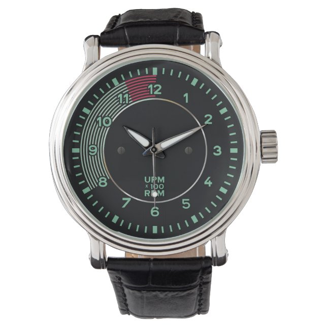 Montre Comptoir classique 356 rév, vieille voiture de spo (devant)