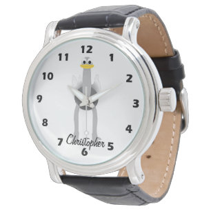 Montre Conception d'autruche personnalisée