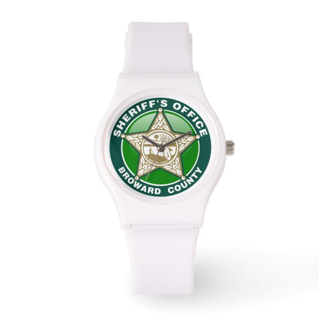 MONTRE CONCEPTION DE BUREAU DE BROWARD SHERIFF (Recto)