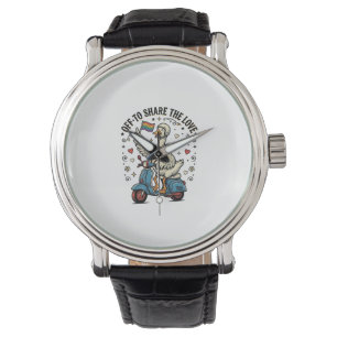 Montre Conception de chemise vintage Funny Goose Scooter