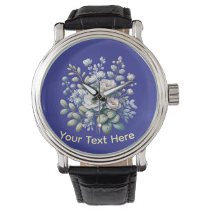 Montre Conception de fleurs personnalisée